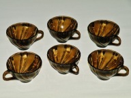 Filiżanki Vereco France , 6 sztuk , Ø 9,3 x 6 cm