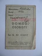 STARACHOWICE WIERZBNIK przedwojenny DOWÓD OSOBISTY II RP 1939 r.