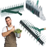 AERATOR WERTYKULATOR RĘCZNY DO TRAWY TRAWNIKA NAPOWIETRZACZ DWUSTRONNY