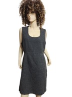 Donna sukienka wełniana ciepła w pepitkę 42