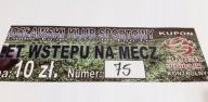 bilet JKS JAROSŁAW (woj. podkarpackie) 3 Liga