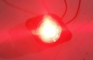 Lampa pozycyjna obrysowa CZERWONA TYLNA diodowa led 12-24V "OCZKO"