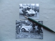 SAMOCHÓD BMW 321 REJESTRACJA samolot STARA FOTOGRAFIA - 2 sztuki - 4