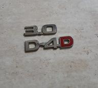 2 X Hilux 2 X D4d 2 X 3.0 Logo Emblems Badges for Toyota Hilux