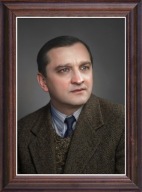 Obraz Stefan Banach portret w drewnianej ramie ze szkłem