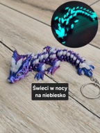 Breloczek Wolf DragonCrystal 16cm - Brelok Keychain Druk3d mixGadzet
