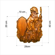 Kompozycja deska pod rogacza, koziołka – dąb rustykalny..KD-R