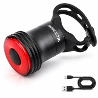 Inteligentna TYLNA LAMPKA rowerowa LED z czujnikiem hamowania USB-C IPX6