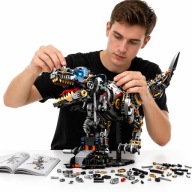 MECHANICZNA TYRANOZAUR REX DINOZAUR KLOCKI ZESTAW ZABAWEK BUDOWLANYCH