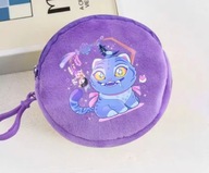 Portfelik HUNTRIX K-Pop Demon Hunters Anime Fioletowy Etui na Monety