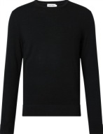 CALVIN KLEIN Superior Wool Crew Neck Sweater 100% wełna Regular Fit M
