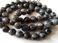 H5- LARVIKIT - kula faset - 8mm - 18 sztuk