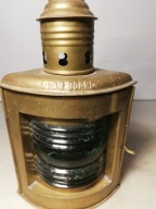 LAMPA SYGNAŁOWA PRAWA BURTOWA JACHT KUTER RETRO ORGINAŁ STARBOARD