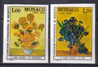 Monako 1978 ** cięte cena 11,50 - V.VanGogh - flora, malarstwo