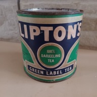 Puszka po herbacie Lipton