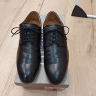 pantofle eleganckie czarne OTTIMO r.41 dł.wkł. 28cm idealny