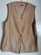 Kamizelka damska beżowa