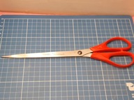 długie nożyczki do papieru tapet LEHNARTZ ANSTREICHSPA długość 26cm