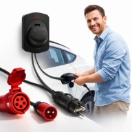 ZESTAW EV AMPEREPOINT ADAPTER CEE 16A 5P-SCHUKO 400V + UCHWYT TYPE2