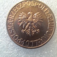 5 ZŁ. 1977 rok, piękna, bardzo rzadka, BARDZO DOBRY STAN .