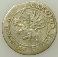 Pomorze - 1/24 talara 1672 - Karol XI - srebro 1,6g - lekko gięta