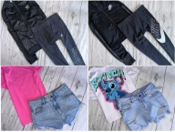 r.146-152 MEGA PAKA 54szt ZESTAW UBRANEK dla córci dziewczynki PEREŁKI