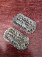 Nieśmiertelnik znaleziony na terenie niemieckiego obozu jenieckiego