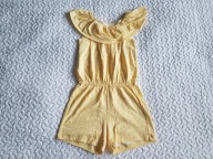 Piękny żółty kombiezon na lato nowy roz 122-128