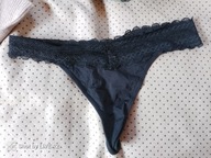 Stringi majtki z koronką