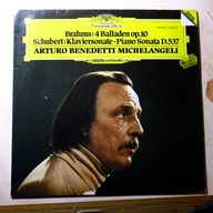 Brahms / 4 Balladen / Arturo Benedetti Michelangeli / Deutsche Grammophon