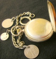 IWC Schaffhausen pocket watch zegarek kieszonkowy SREBRNY z kolekcji ANTYK