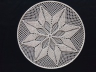 Łapacz snów 3D ecru 30 cm