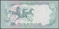 Wietnam 50 dong 1972 - konie - A/64 - stan bankowy UNC -