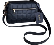 Listonoszka od HABILE square czarna ekoskóra