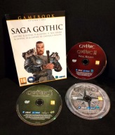 Gothic 1 + 2 + 3 + Noc Kruka + Zmierzch bogów PL SAGA I-III wyd. GAMEBOOK