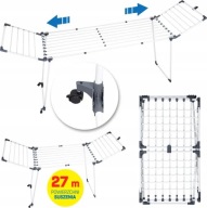 Suszarka Na Pranie Teleskopowa Promis Wolnostojąca Czarna Matowa SU103