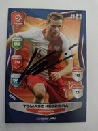 Karta panini autograf Polska Tomasz Kędziora PZPN