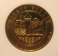 MIASTO LĘBORK 2008 - KOLEBKA TELEWIZJI - 4 LEWINKI 2008 - GRADING PCG MS66