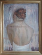 Obraz olejny, akt kobiecy