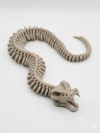 Figurka Szkielet Kobry 3D aż 36cm - Model Kolekcjonerski Druk 3D
