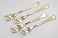 PIĘKNE STARE WIDELCE DO RYB CBS PLATER 4 szt. ZOBACZ TANIO!