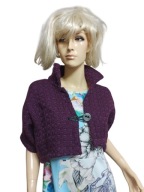 UNO krótki żakiet wełniany wdzianko 38/40/42