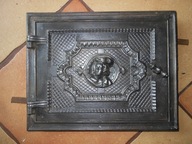 ŁADNE DRZWICZKI ŻELIWNE DO PIECA WĘDZARNI