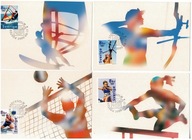 Szwecja 2000 CM Karta maximum Znaczki 2182-5 sport Olimpiada igrzyska