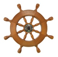 STARY MARYNISTYCZNY TERMOMETR ŚCIENNY KOŁO STEROWE ZOBACZ!