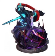 Figurka 3D - Solo Leveling - Sung Jinwoo & Igris- 16K- 30 cm - Serik