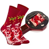 Skarpetki Rainbow Socks Steki rozmiar 41-46 Dla Miłośników Steków POLSKA