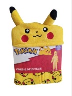 POKÉMON onesie 98_104 dziecięcy Pikachu żółty koci kaptur miękki pajacyk