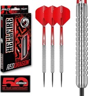 Rzutki RED DRAGON Hell Fire 24g 3 szt. Darts Professjonal wolfram z piórami