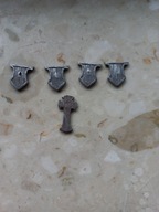 Oldhammer Warhammer tarcze metalowe x 5